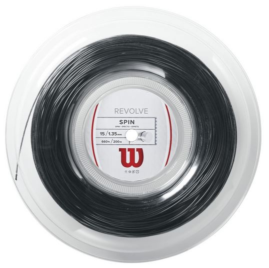 Tennisstring - Wilson - REVOLVE - black - 200 m (2018) 