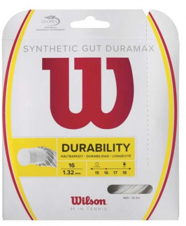 Tennissaite - Wilson Synthetic Gut Duramax- 12,2 Meter 