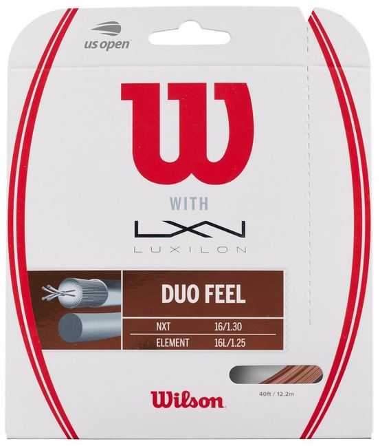 Tennisstring - Wilson - DUO FEEL - Hybrid - 12,2 m (2018) 