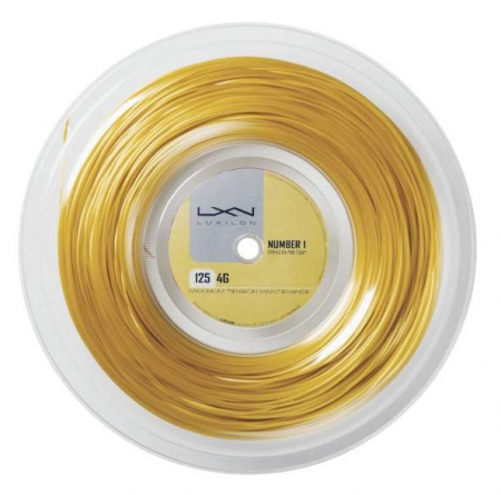 Tennissstring - Luxilon - 4G Rough - gold - 200 m (2018) 