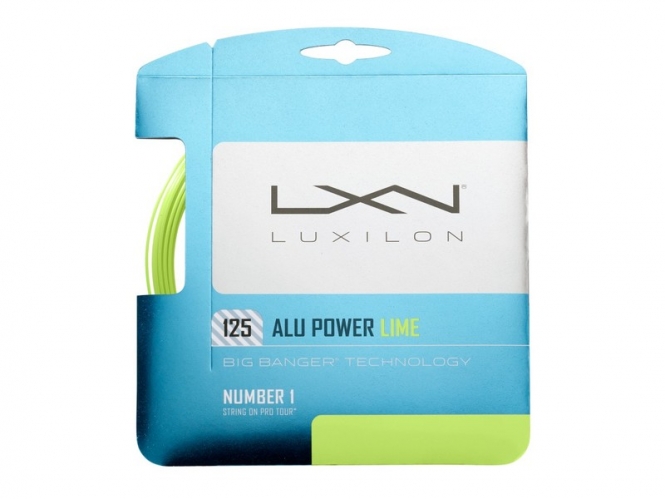 Tennisstring - Luxilon - ALU POWER Limited Edition - lime - 12,2 m (2018) 