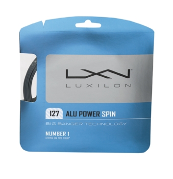 Tennissaite - Luxilon - ALU POWER Spin - silber - 12,2 m 