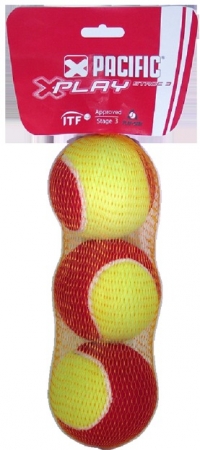 Tennisballs- Pacific - X Play Stage 3 3er Netz 