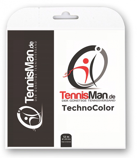 Tennissaite - TechnoColor - white- 12 m 
