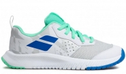 Babolat - PULSION ALL COURT - Junior - white/biscay green (2021) 