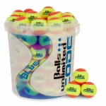 Tennisbälle - Balls Unlimited Code Blue - 60 Bälle im Eimer - gelb/orange 