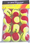 Tennisbälle - Dunlop Mini Tennis STAGE 3 - 12 Stck im Polybeutel -  Mini Tennis Stage 3 - Red 