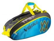 Tennistasche - Völkl - TOUR COMBI Bag - Charcoal/Neon Blue/Neon Yellow 