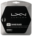 Tennisstring - Luxilon - SAVAGE - black - 12,2 m (2018) 