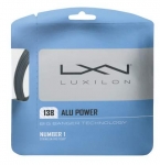 Tennisstring - Luxilon - ALU POWER - silver - 12,2 m (2018/2020) 